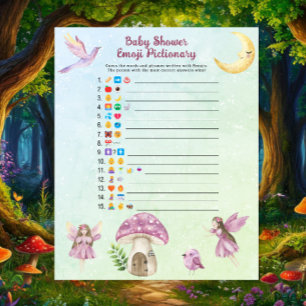 Sprookjesbaby shower Emoji-beeldspel