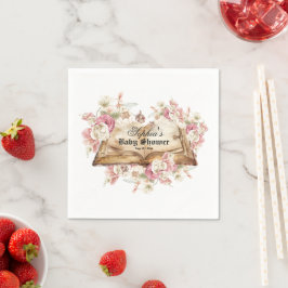 Sprookjesboek Baby Shower Servet