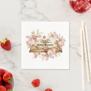 Sprookjesboek Baby Shower Servet