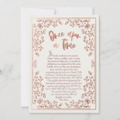 Sprookjesboek Baby Shower Uitnodiging (Voorkant)