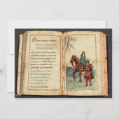 Sprookjesboek bruiloft kaart (Voorkant)