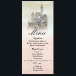 Sprookjesboek Castle Wedding Menu Kaart<br><div class="desc">Sprookjesboek Castle Wedding Menu Kaart. Overeenkomende objecten in mijn winkel.</div>