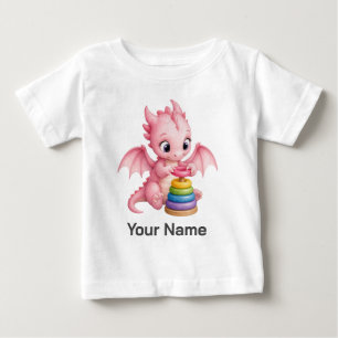 Sprookjesboek gepersonaliseerde baby draak stapelr