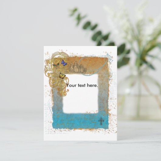 Sprookjesboek Kasteel Uitnodigingskaart Kaart (Staand voorkant)