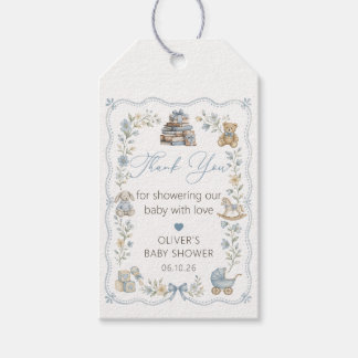 Sprookjesboek Nursery Speelgoed Bloemige Baby Show Cadeaulabel
