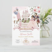 Sprookjesboek Once Upon a Time Prinses Verjaardag Kaart (Staand voorkant)