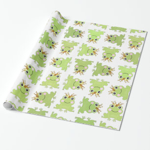 Sprookjesboek Sprookje Kikker Prins Baby Shower Fe Cadeaupapier