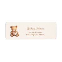 Sprookjesboek Teddybeer Babyshower Retouradres