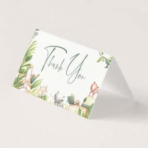 Sprookjesboek Thema Baby Shower Bedankkaart Kaart