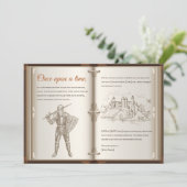  Sprookjesboek Theme Boy Verjaardagsfeestje Kaart (Staand voorkant)