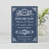 Sprookjesboek Trouw Save the Date Kaarten (Staand voorkant)