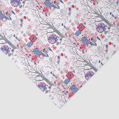 Sprookjesboeken en magische wezens wit tissuepapier (Detail)