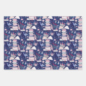 Sprookjesboeken Kasteel Set van Drie Inpakpapier Vel (Voorkant)