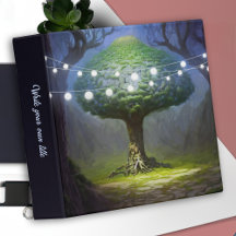 Sprookjesboom met slingerlicht