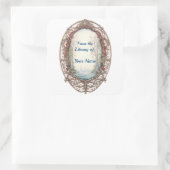 Sprookjesbos Boekplaten Vierkante Sticker (Tas)