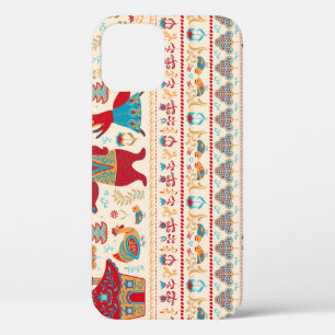 Sprookjesbos Dieren: Beige achtergrond Case-Mate iPhone Case