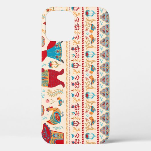 Sprookjesbos Dieren: Beige achtergrond Case-Mate iPhone Case (Achterkant)