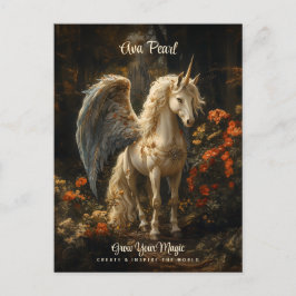 Sprookjesbos Eenhoorn Magisch Bos Briefkaart