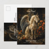  Sprookjesbos Eenhoorn Magisch Bos Briefkaart (Voorkant / Achterkant)