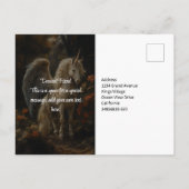  Sprookjesbos Eenhoorn Magisch Bos Briefkaart (Achterkant)