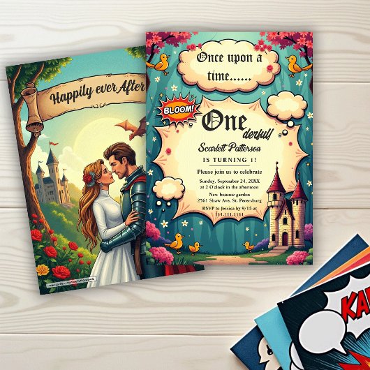 Sprookjesbos Eerste Verjaardag Once Upon A Time Kaart