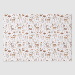 Sprookjesbos en Baby Herten Beige Tissuepapier