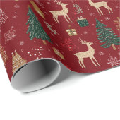 Sprookjesbos Kerst Inpakpapier (Rol Hoek)