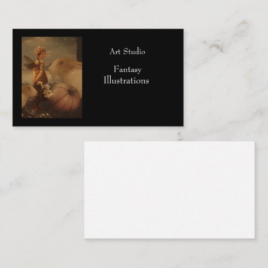 Sprookjesbos konijn Visitekaartje (Voorkant / Achterkant)