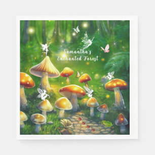 Sprookjesbos Paddenstoelen Feeën Sweet Sixteen Servet