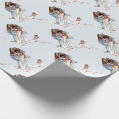 sprookjesbruiloft cadeaupapier (Hoek)