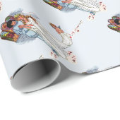 sprookjesbruiloft cadeaupapier (Rol Hoek)