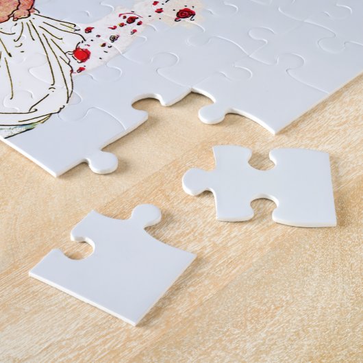sprookjesbruiloft legpuzzel (Zijkant)