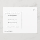 Sprookjesbruiloft Save the Date Briefkaart (Achterkant)