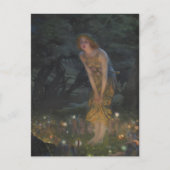 Sprookjescirkel schilderij, Midzomeravond door Hug Briefkaart (Voorkant)