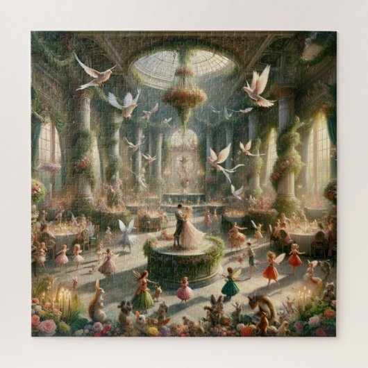 Sprookjesdans Valentijnsfeest Bal Legpuzzel (Verticaal)