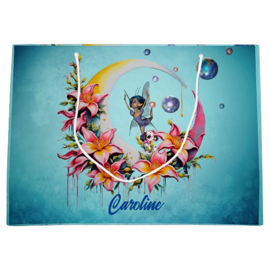 Sprookjesdansen op de maan groot cadeauzakje (Voorkant)