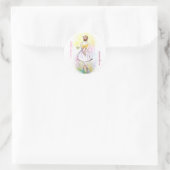: Sprookjesdanser Ronde Sticker (Tas)