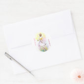 : Sprookjesdanser Ronde Sticker (Envelop)