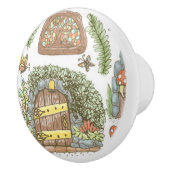 Sprookjesdeur Keramische Klinknagel Knop (Rechts)