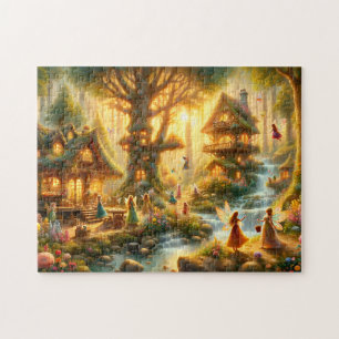 Sprookjesdorp Magische Sprookjeshuizen Waterval Legpuzzel