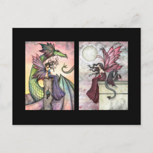 Sprookjesdraak ACEO Kaarten door Molly Harrison