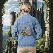 Sprookjesdraak Drinkt Thee Vriendschap Denim Jacket