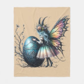 Sprookjesdrakenei Fleece Deken (Voorkant)