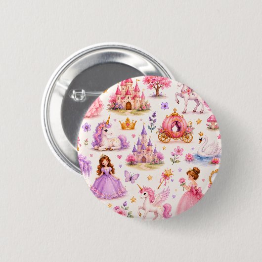 Sprookjesdromen Ronde Button 5,7 Cm (Voorkant /achterkant)