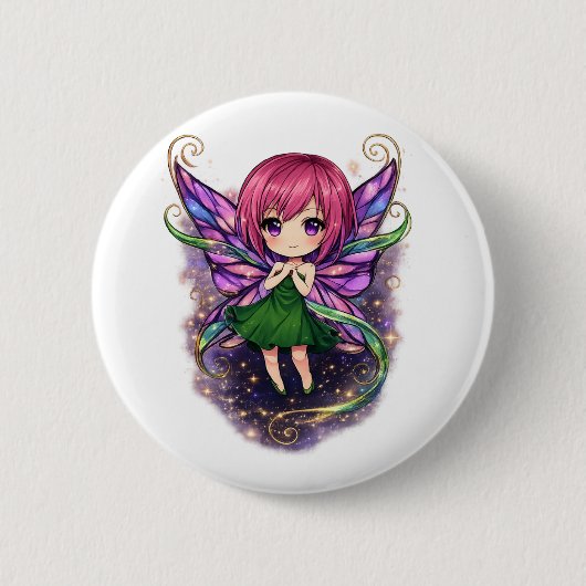 Sprookjesdroom Ronde Button 5,7 Cm (Voorkant)
