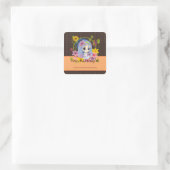 Sprookjeself Boeklabel Vierkante Sticker (Tas)