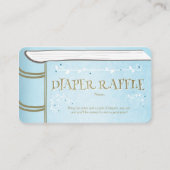 Sprookjesfee baby shower luierspel kaart (Voorkant)