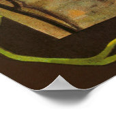 Sprookjesfee in feeënbos met kasteel poster (Hoek)