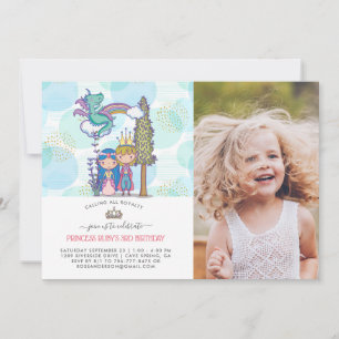 Sprookjesfeest Uitnodiging   Prins & Prinses