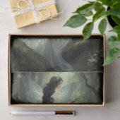 Sprookjesfiguur en Vogel Decoupage Tissuepapier (Geschenk)
